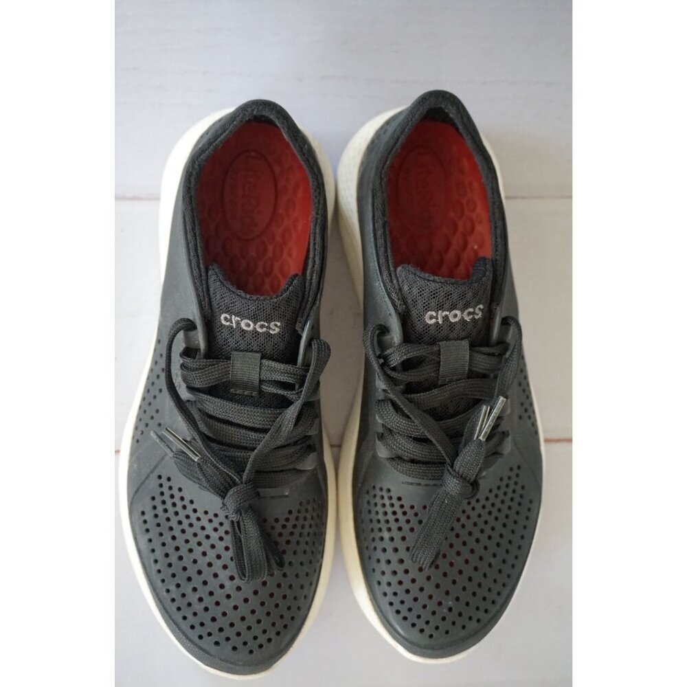 Crocs Women's Literide Pacer Lace-up Sneakers - Size 8 - Picture 9 of 10